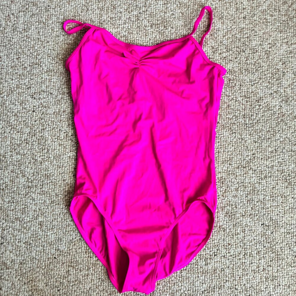 Balera Bright pink Leotard Medium Adult Nylon Spandex Ballet Jazz Dance